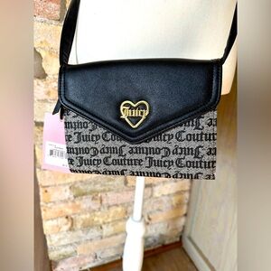 NWT Juicy Couture crossbody bag in beige & Black